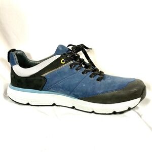 Samuel Hubbard Men's 14W Navy Blue Nubuck‎ Leather Camino Walker Sneakers